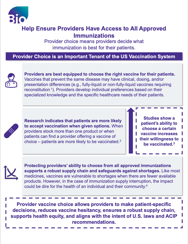 Help Ensure Providers Have Access to All Approved Immunizations