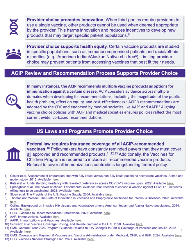 Help Ensure Providers Have Access to All Approved Immunizations