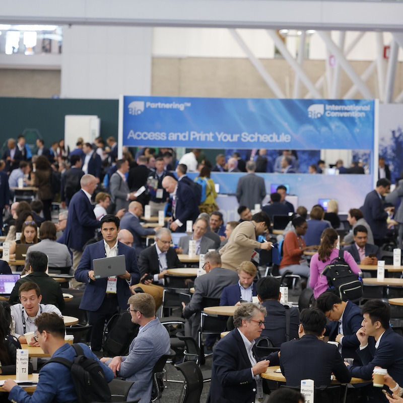 Convention partnering onsite
